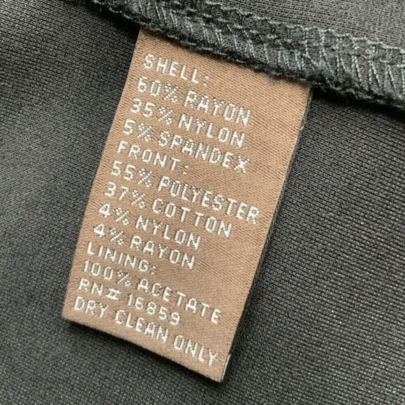 J. Mclaughlin Top Women's Size M Long Sleeve Stretch Tweed Gold Black Open Front - Picture 10 of 10